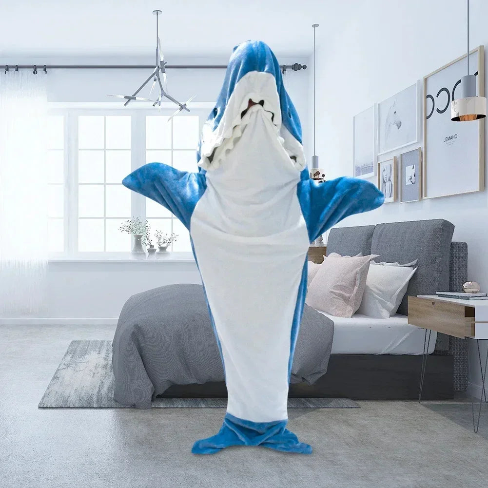 Snuggly Shark Koselig Hettegenser Epleteppe | Luvikno