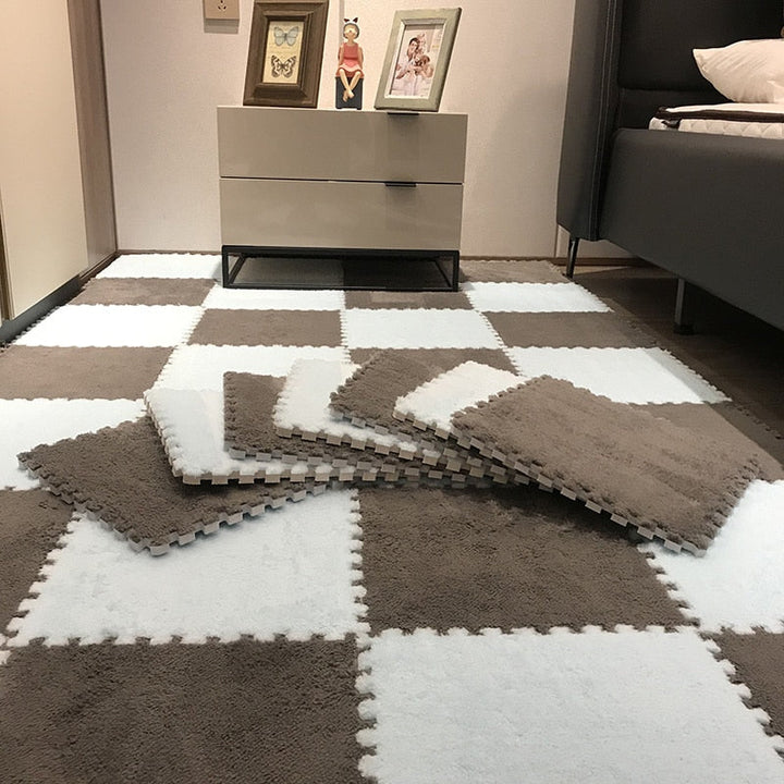 DIY Vinter Plush Puslespill Matte | Luvikno