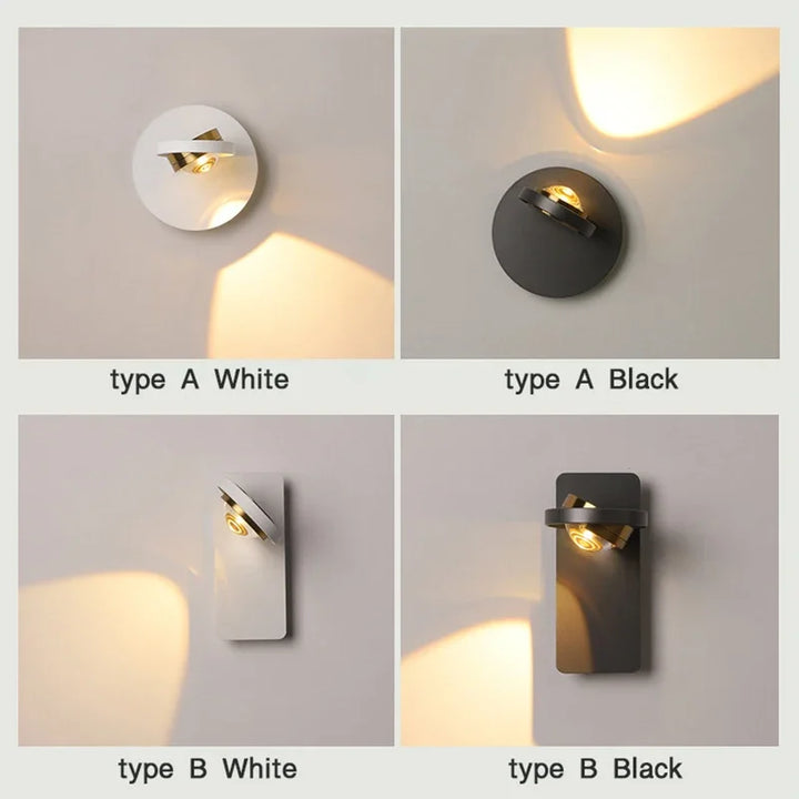 BrightTurn – Justerbar LED Vegglampe for Ethvert Rom Luvikno