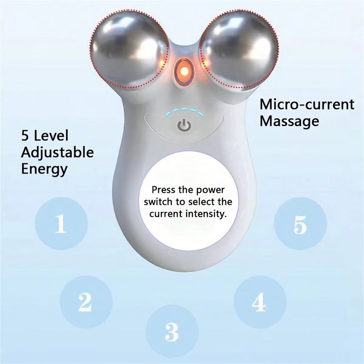 Dual-Head RF & EMS Mikrostrøm Ansiktsforyngelsesapparat Luvikno