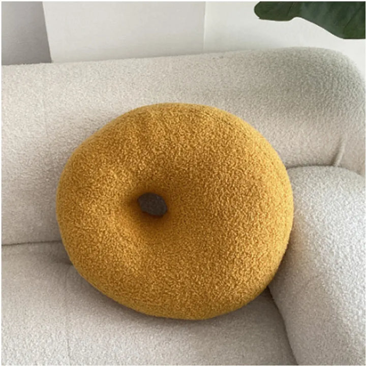 Nordic Bouclé Abstrakt Putefor – Minimalistisk Plysjpute | Luvikno