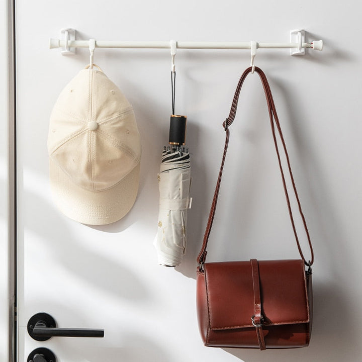 Punch-Free Handy Hook Justerbar Stangholder | Luvikno