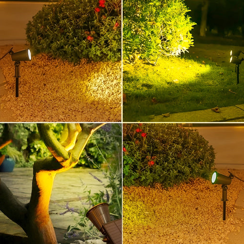 Solardrevne hage lys – Værbestandig & Energisparende | LED utendørsbelysning for hage & terrasse | Luvikno