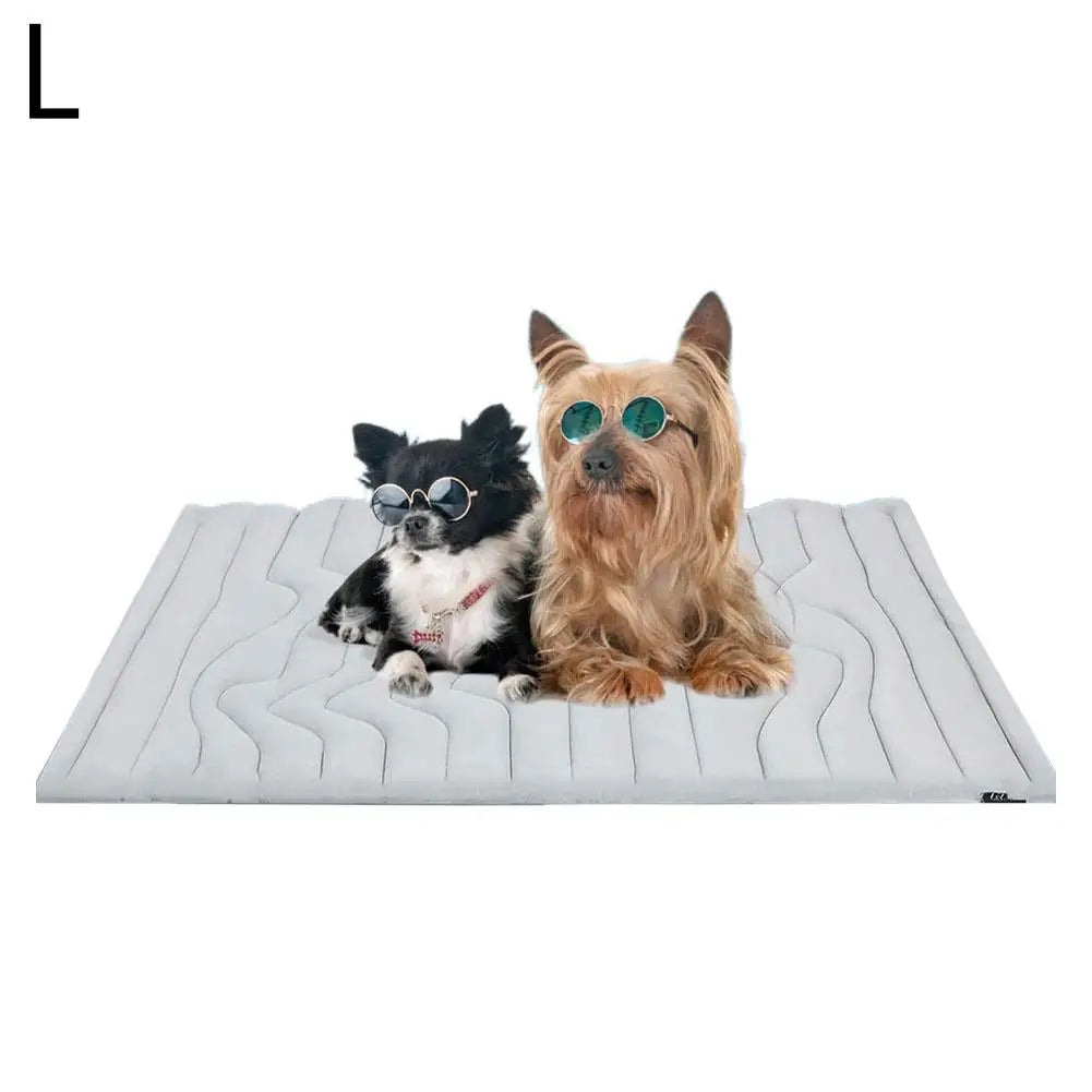 Luvikno | FrostPaws Kjølematte for Hund og Katt | Gjenbrukbar & Fyllt med Gel | For Sommer & Reise | PVC