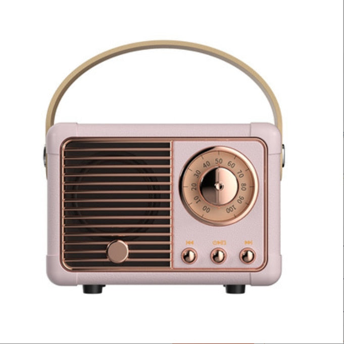 Mini Retro Radio Luviknouetooth Høyttaler | Luvikno