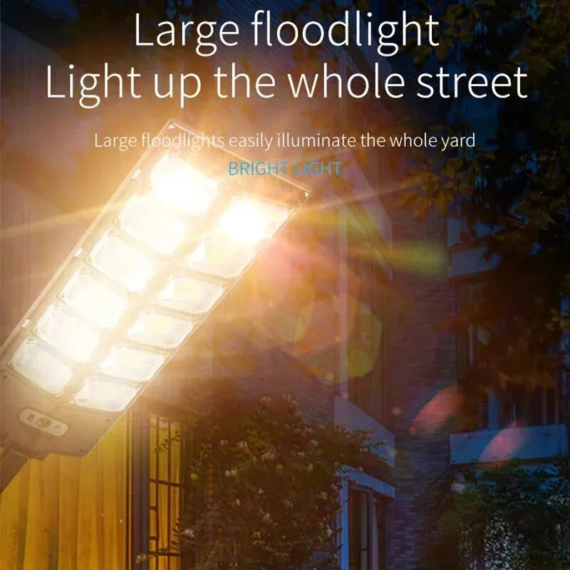 Solar LED Bevegelsessensor Vegglampe Fjernkontroll Hagebelysning | Luvikno