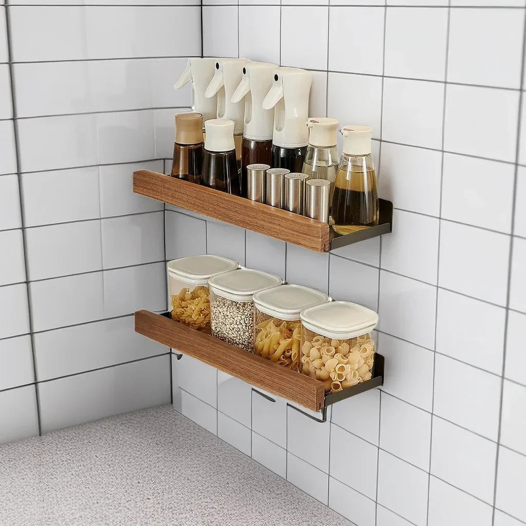 CulinaWood Kjøkken Vegghylle Luvikno