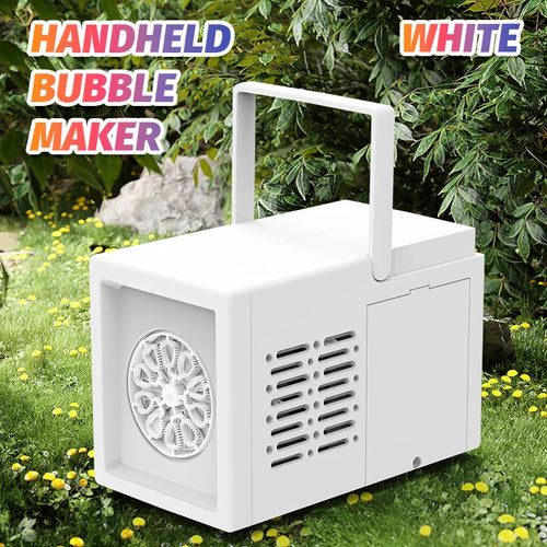 Luvikno | BubbleBlaze Pro | Scene Boblemaskin med 10 Dysene | Imponerende Boblemaskin for Arrangementer, Show og Fester