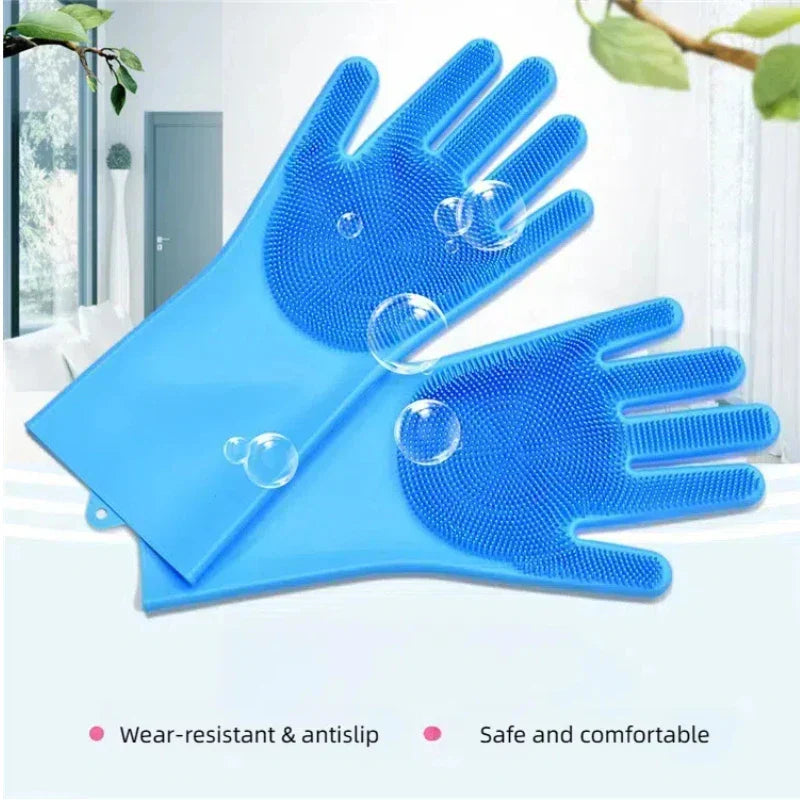 Luvikno | FELISPA SoftTouch Silikon Badehansker for Katter | Myk Pelspleie & Massasje | Sjampo Børste for Kjæledyr | 35×16 cm