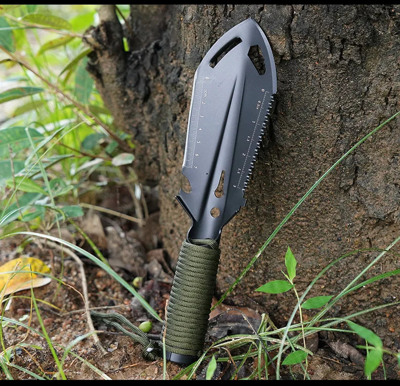 Luvikno | Nordrek Multifunksjons Camping spade | Ultralett & Kompakt | For Fotturer, Overlevelse & Utendørs