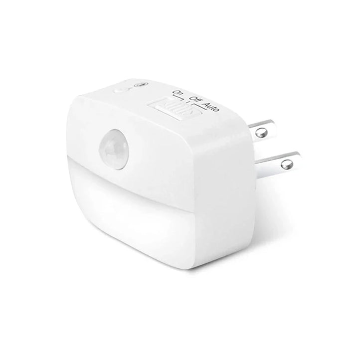 Luvikno | LumoSense LED Nattlampe | Med Bevegelse & Lys Sensor | Dimmbar & Energisparende | Varm Hvit & Kald Hvit