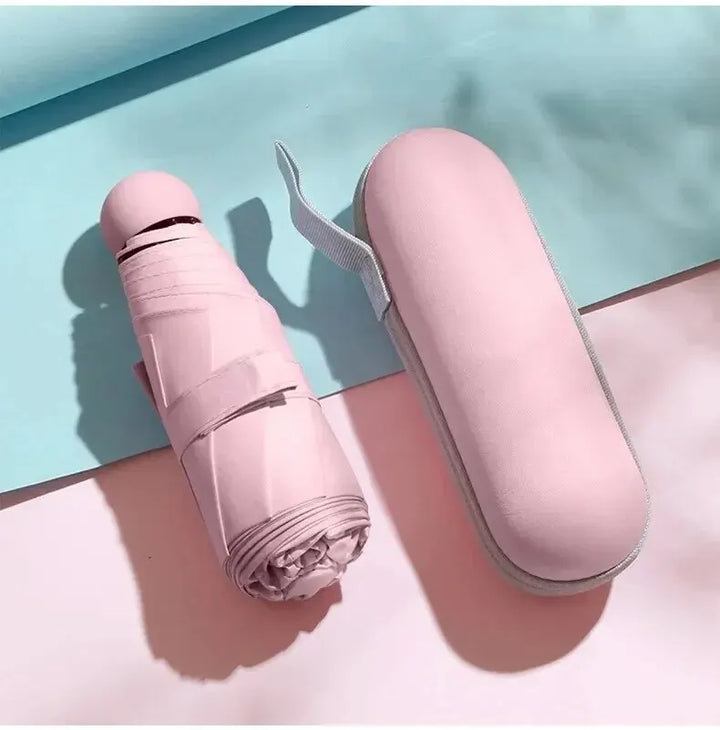 Mini solskjerm regnvær beskyttelse minimal paraply | Luvikno