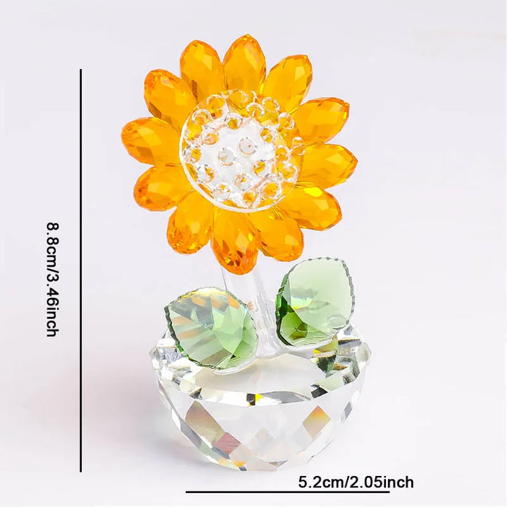 Crystal Glass Solsikke | Luvikno