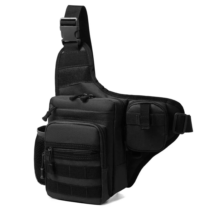 Multi-Lomme Crossbody Kompakt Fottur Brystveske | Luvikno