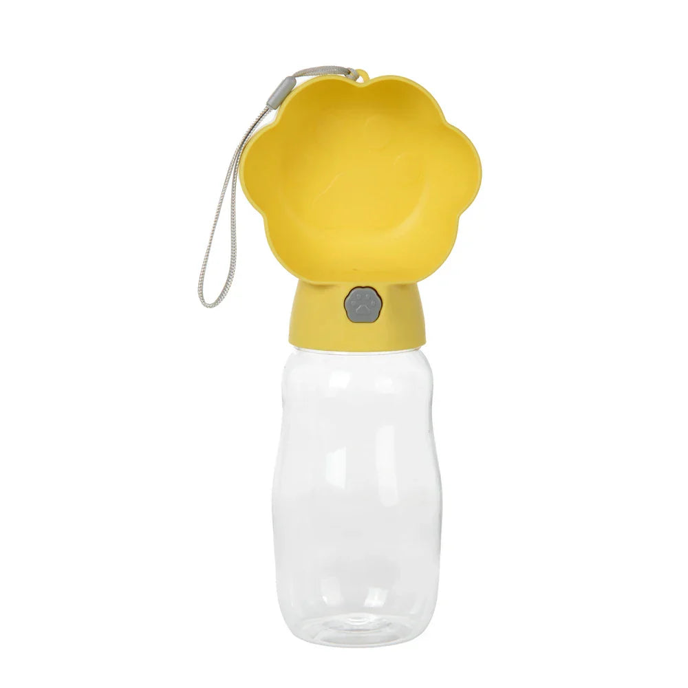 Luvikno | Droppa DuoBottle Drikkeflaske | 2-i-1 Vann- & Matdispenser for Hunder & Katter | Lekkesikker & Bærbar | 380 ml / 530 ml