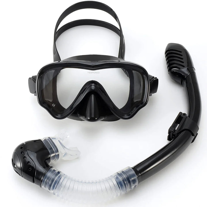 Luvikno | AquaJuni Barn Dykkermaske med Snorkel | Anti-Dug & Lekkasjesikker | Herdet Glass & Silikon | For Gutter & Jenter 7–15 År