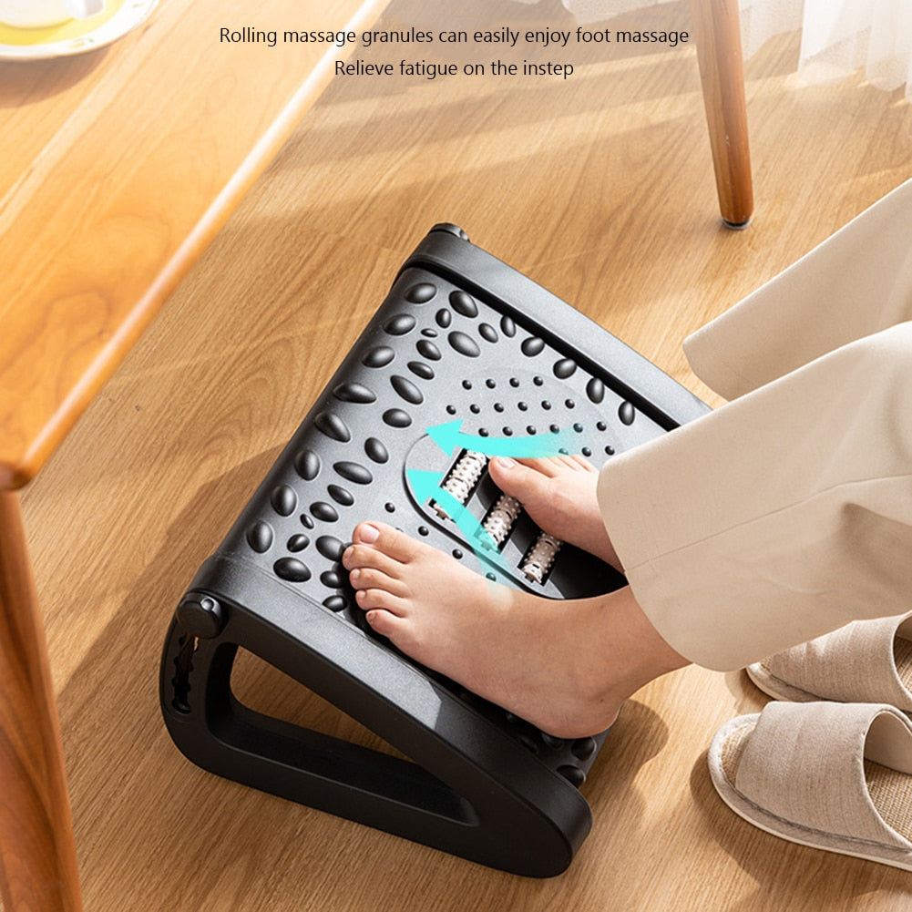 Ergonomisk Hjemmekontor Fotstøtte Massasjér | Luvikno
