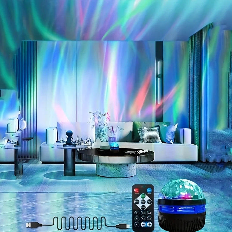 Luvikno | 360° Rotasjon USB Galaxy-projektor