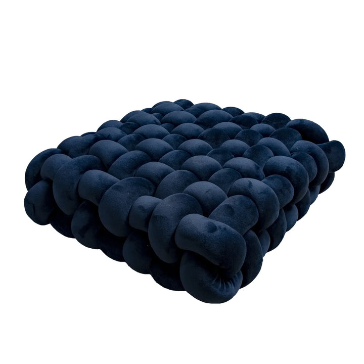 Chunky Woven Knot Cushion | Luvikno