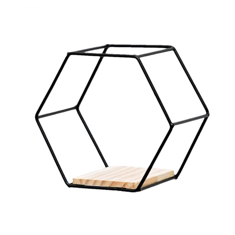 HexaShelf - Stilfull Hexagonal Veggdekorasjon for Dine Gjenstander Luvikno