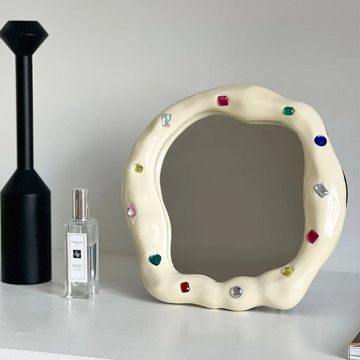 Rainbow Stone Mirror | Luvikno
