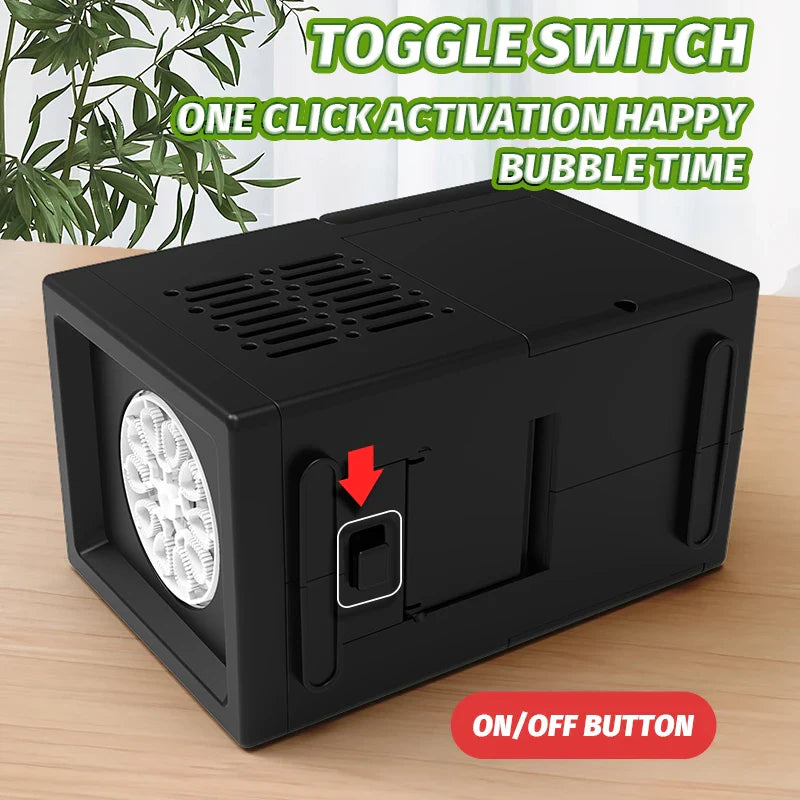 Luvikno | BubbleBlaze Pro | Scene Boblemaskin med 10 Dysene | Imponerende Boblemaskin for Arrangementer, Show og Fester