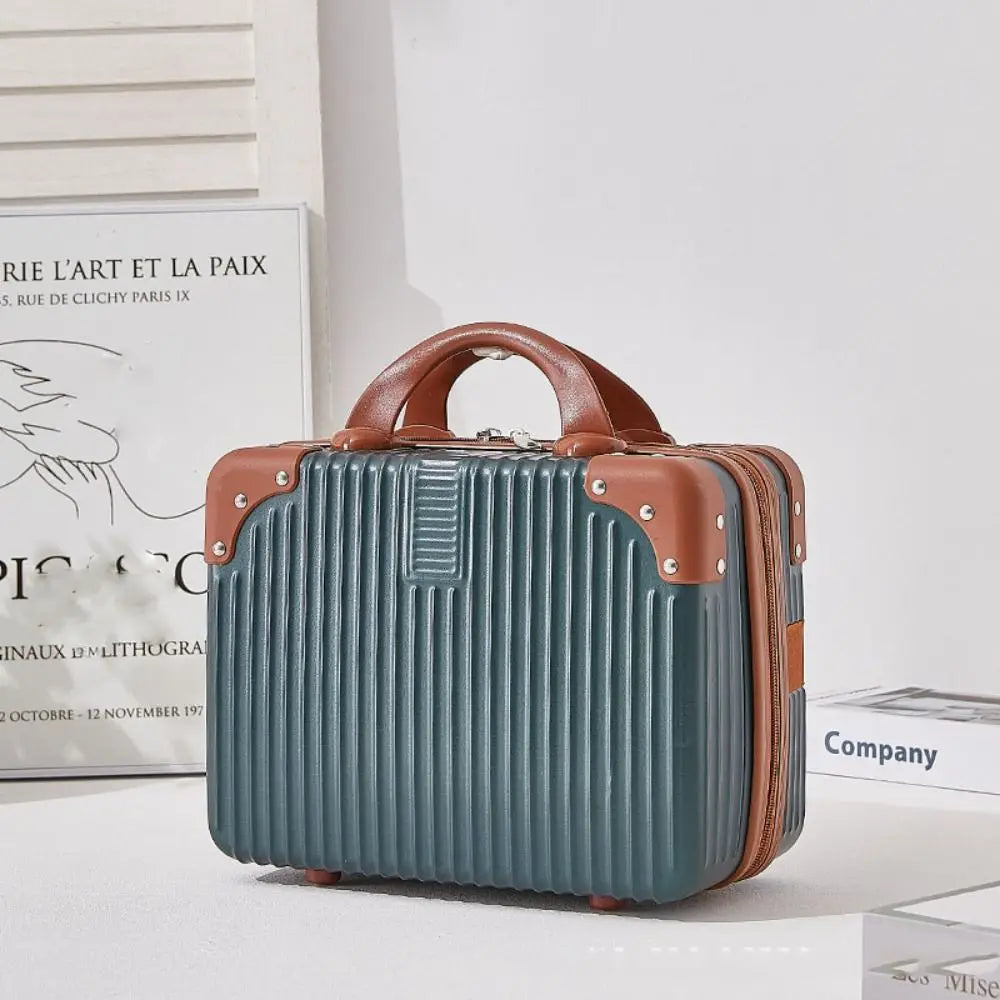 Luvikno | Travellia Mini Kosmetikkveske | Kompakt og Stilig | Hardt Skall laget av ABS+PC | Ideell for Reisen og Sminke