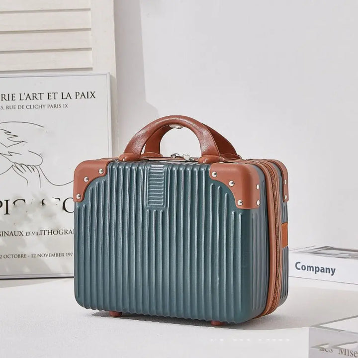 Luvikno | Travellia Mini Kosmetikkveske | Kompakt og Stilig | Hardt Skall laget av ABS+PC | Ideell for Reisen og Sminke