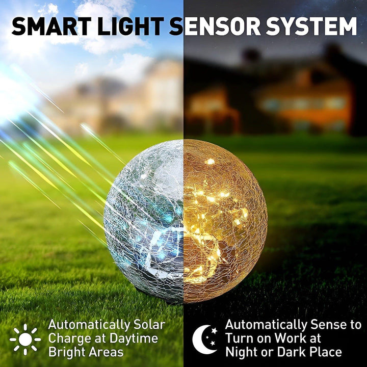 GardenGlimmer Light - Utendørs Vanntett Solar-LED Hagebelysning | Luvikno
