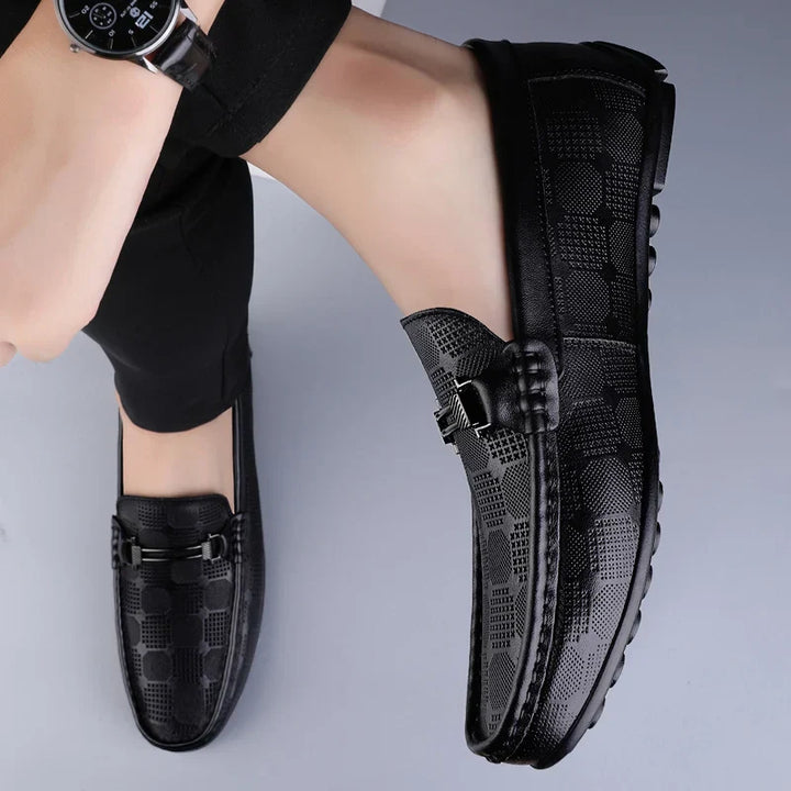 Luvik | Miesten loafers aidosta nahasta