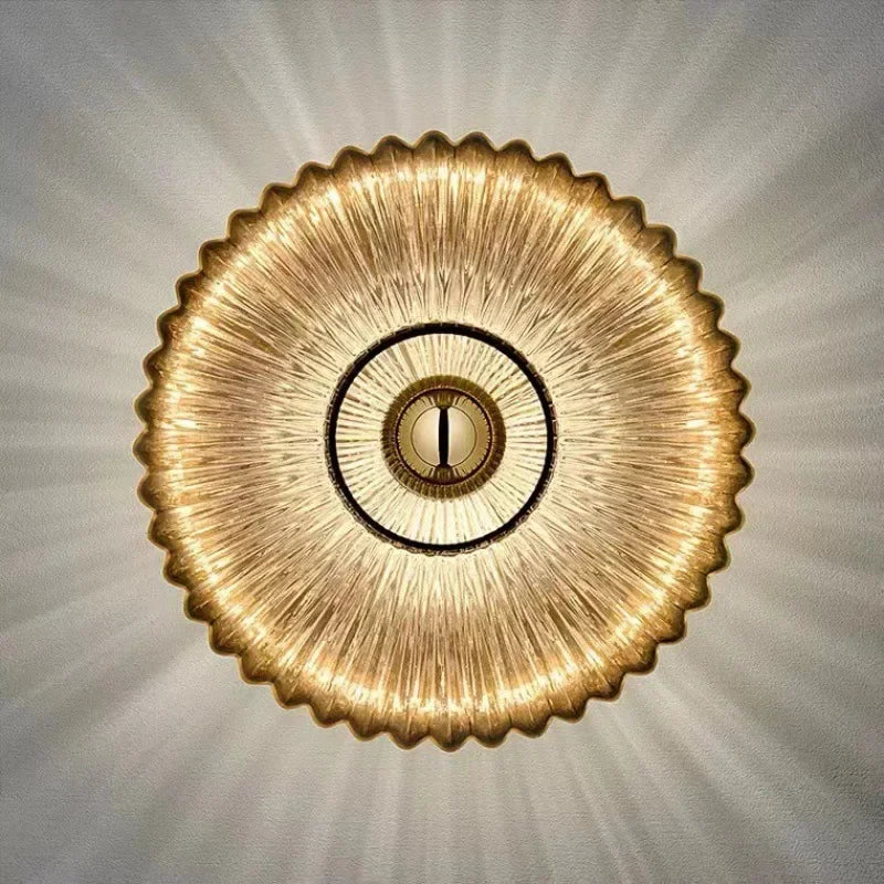 Luvikno | Elegance Glass - Finesse Glass Vegglampe for Elegant Interiørbelysning