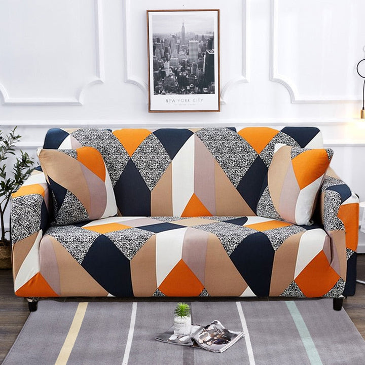 Moderne Antiskli Fargerik Elastisk Sofatrekk | Luvikno