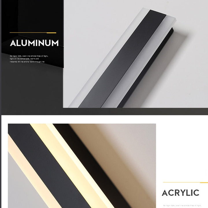 Lang Strip LED Elegant Vegglampe | Luvikno