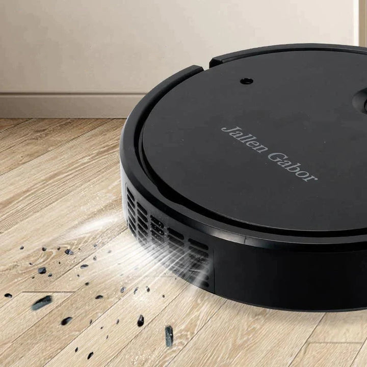 Luvikno | Cleanoro S6 Robotstøvsuger | Kompakt og Intelligent | For Dyrehår, Harde Gulv og Tepper | 2t Driftstid