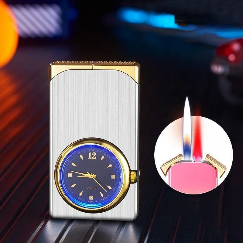 Kreativ Dual Fire Gradient Color Lighter Watch | Luvikno