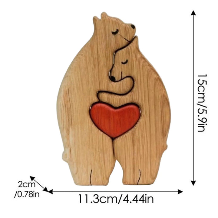 Loving Bears SammenkoLuviknoet Puslespill Dekor | Luvikno