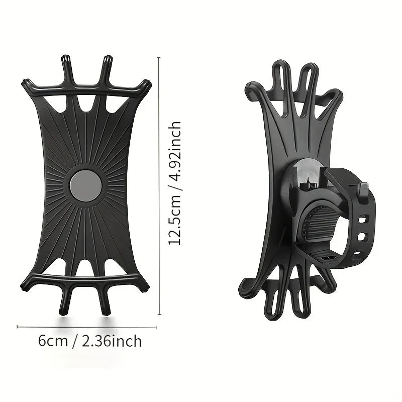 Luvikno | Velogrip 360 | Smartphone holder sykkel & motorsykkel | 360° roterbar | Universell & støtsikker laget av silikon