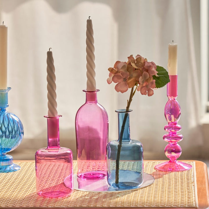 Fargerik Bud Glass Vase | Luvikno