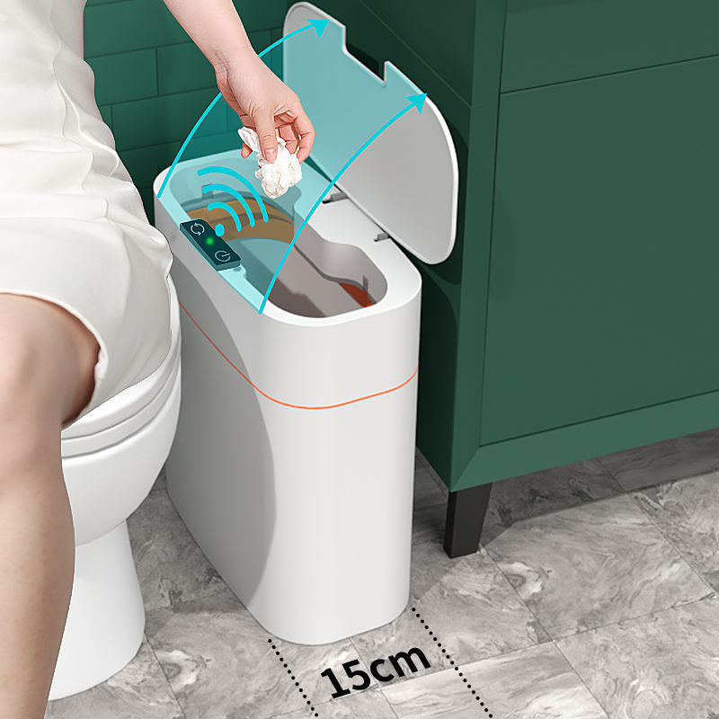 Luvikno | Cleanova Sensor Søppelbøtte | Automatisk & Still | Hygienisk & Vanntett | 13L | Infrarød Teknologi