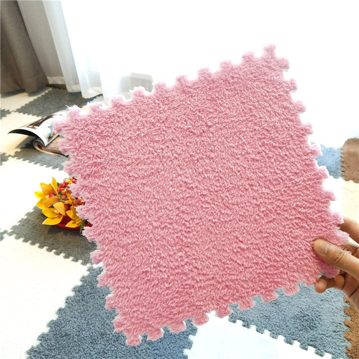 DIY Vinter Plush Puslespill Matte | Luvikno