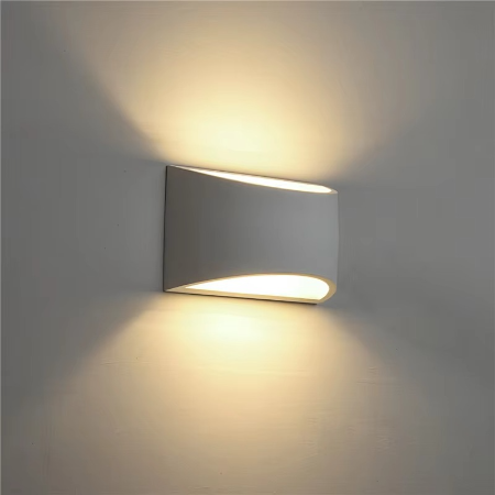 Slank Gips LED Vegglampe for Moderne Hjembelysning Luvikno