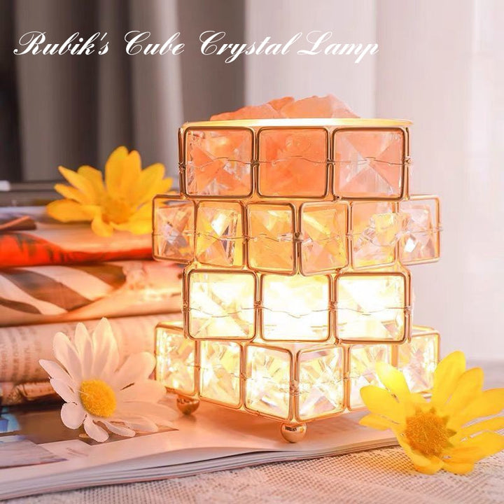 Crystal Room Mood Ambient Geo Shimmer Cube Light | Luvikno