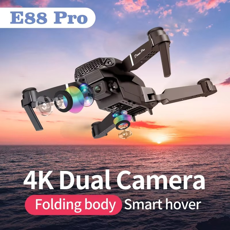 Avansert optisk flyt 4K dual-kamera drone for luftfotografi Luvikno