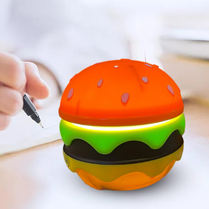 Brettbar Trådløs Unik Hamburger Bordlampe | Luvikno
