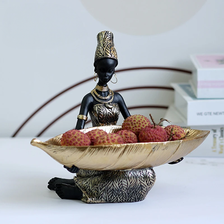 Ashanti Gold Leaf Display Tray | Luvikno
