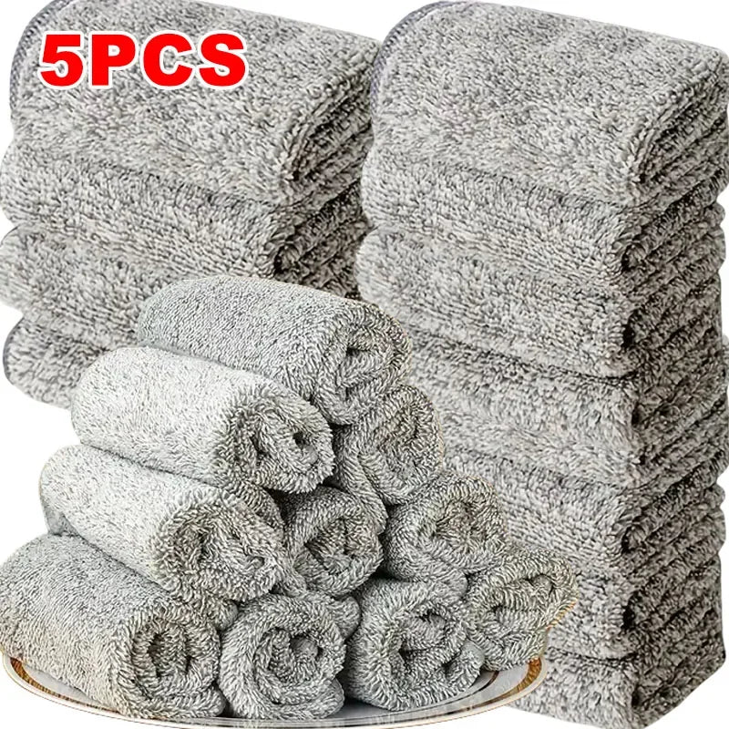 CleanPro 5 Delt sett Mikrofiber Rengjøringskluter Luvikno