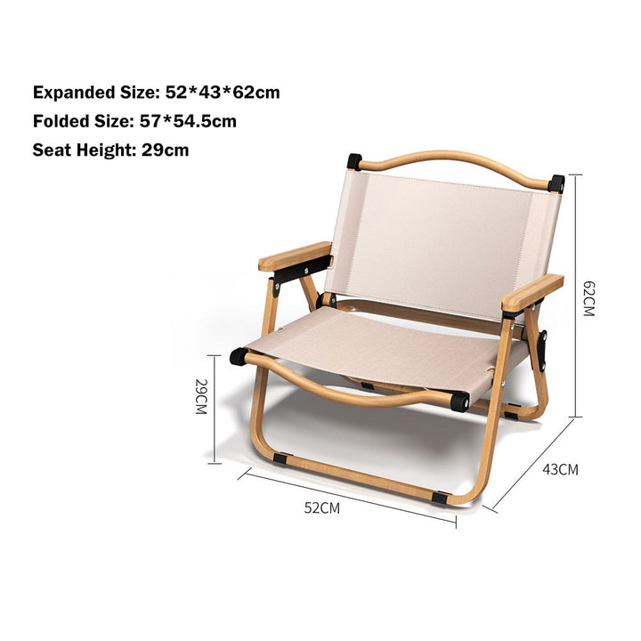 Foldbar Anywhere Comfort Utendørs Stol | Luvikno