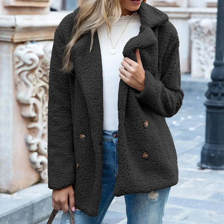 Luvik | Teddy Kort jakke - Brun - Myk og Fashionabel