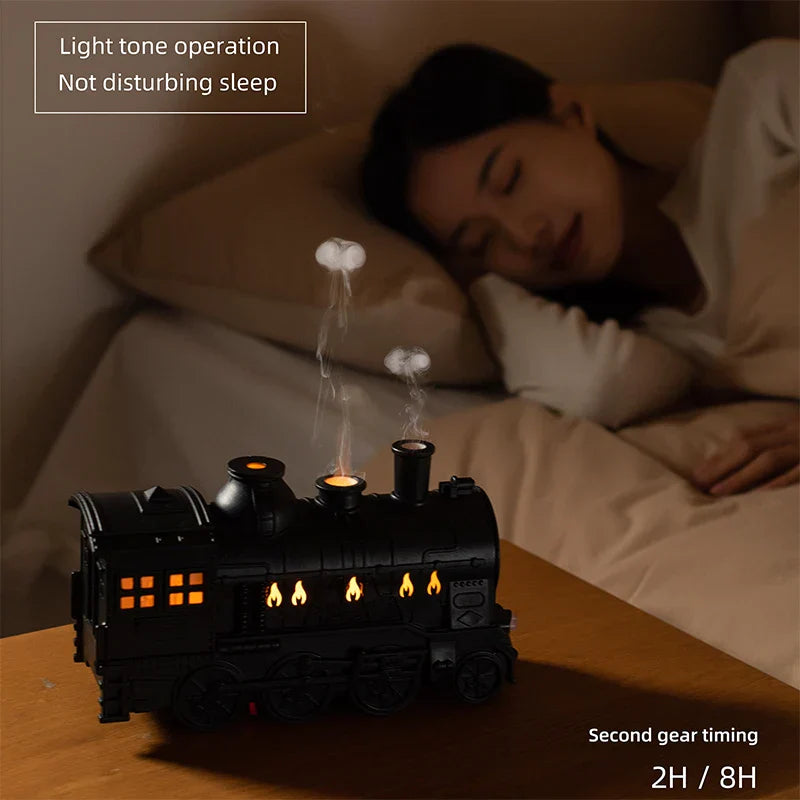 Mini Train Aromaterapi Eterisk Olje Diffuser Lampe Dekor | Luvikno