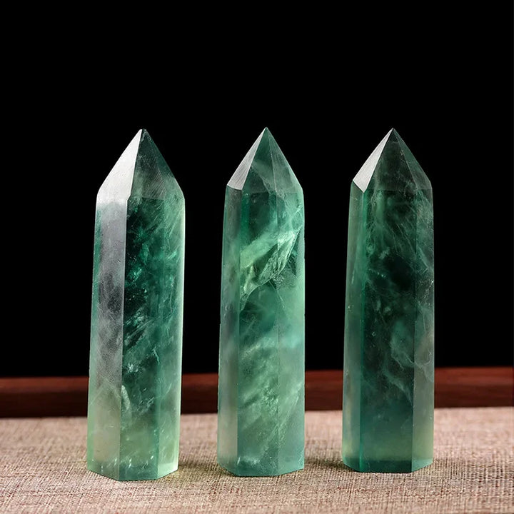 Luvikno | Krystall Obelisk Elaria | Naturlig Stein Healende Stein | For Meditasjon & Reiki | 4–8 cm
